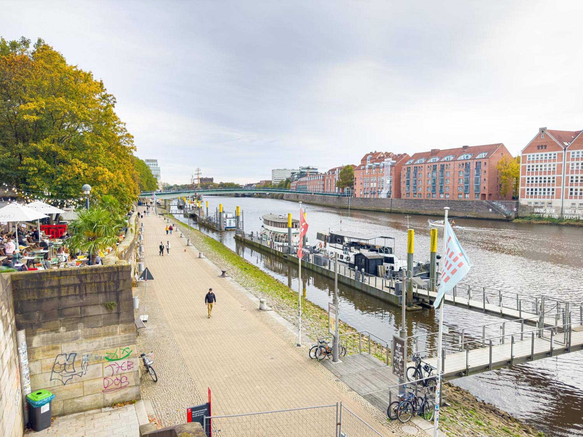 Apartment Immostay G#3 Zentrales Mit Balkonblick Bremen