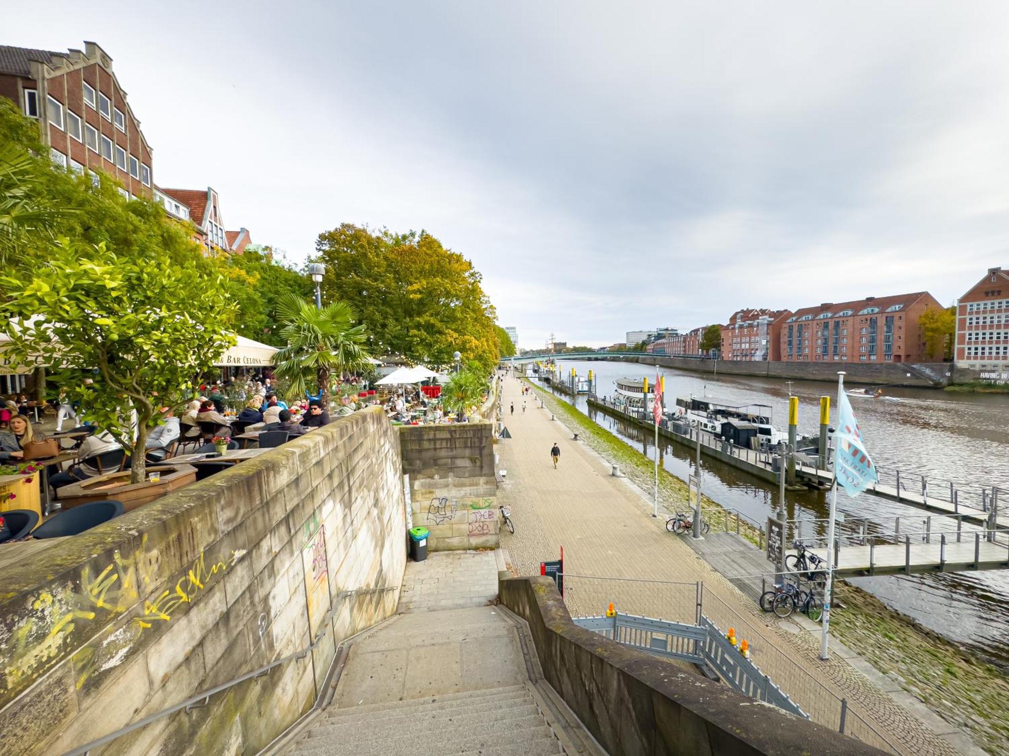 Apartment Immostay G#3 Zentrales Mit Balkonblick Bremen